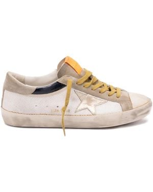 Golden Goose Super Star Net And Naplak Upper Sue - Metallic