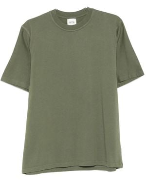 Arte' Crew-Neck Short-Sleeved T-Shirt - Green