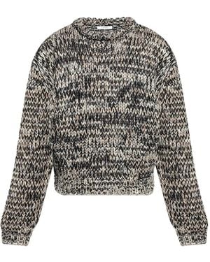 Lemaire Textured wool sweater - Grau