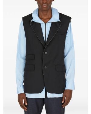 BOTTER Chaleco Con Botones - Negro