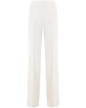 Ermanno Scervino Crepe Pants - White