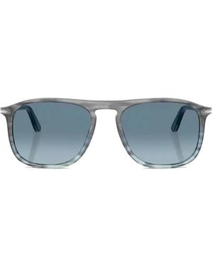 Persol Square-Frame Sunglasses - Blue