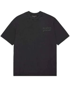 BROKEN PLANET T-Shirt À Motif Monogrammé - Noir