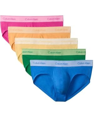 Calvin Klein Logo-Detail Briefs (Set Of Five) - Pink