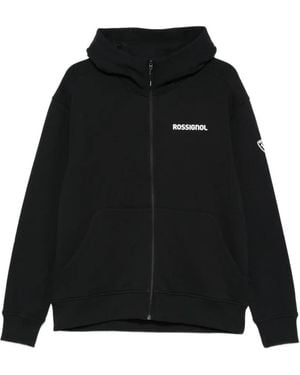 Rossignol Logo Full-Zip Hoodie - Black