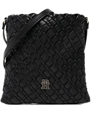 Tommy Hilfiger Zip-Fastening Crossbody Bag - Black
