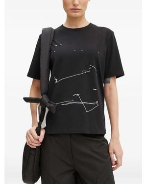 HELIOT EMIL T-Shirt Con Grafica - Nero