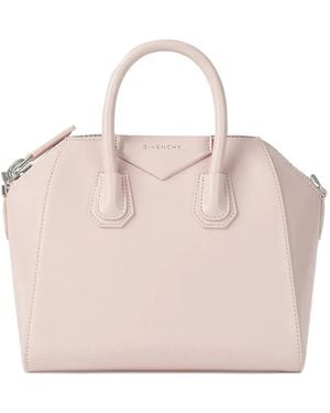Givenchy Mini Antigona Leather Tote Bag - Pink