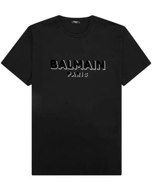Balmain Logo-Print T-Shirt - Black