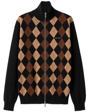 Miu Miu Cardigan Aus Kaschmir - Schwarz