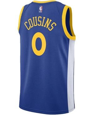 Nike X Nba Golden State Warriors Demarcus Cousins Jersey - Blue