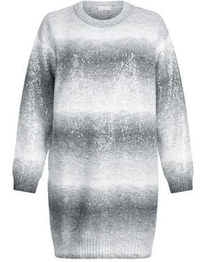 Liu Jo Ombre Sequin Knit Dress - Grey