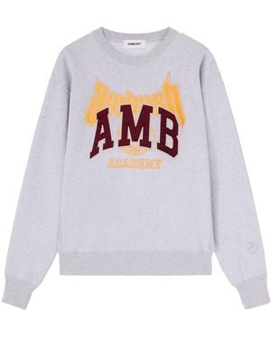 Ambush Logo-Appliqué Sweatshirt - White