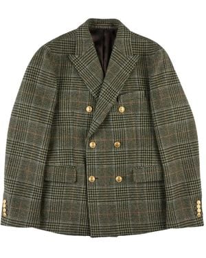 Slowear X Incotex Blazer À Boutonnière Croisée - Green