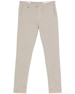 Sartoria Tramarossa Luis Logo-Patch Button-Fastening Trousers - White