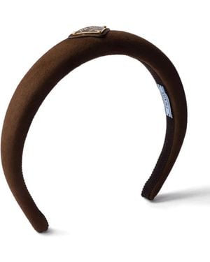 Prada Suede Headband - Black