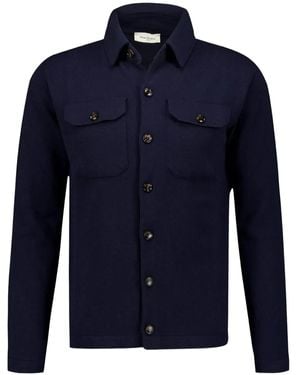 Piacenza Cashmere Hemd Mit Taschen - Blau