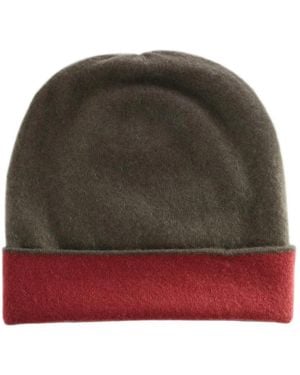 Frenckenberger Reversible Beanie Hat - Green