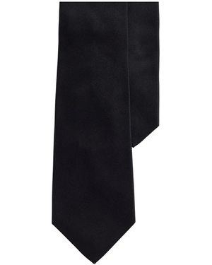 Ralph Lauren Logo-Label Tie - Black