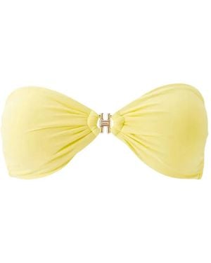 Melissa Odabash Top De Bikini Istanbul Tipo Bandeau - Amarillo