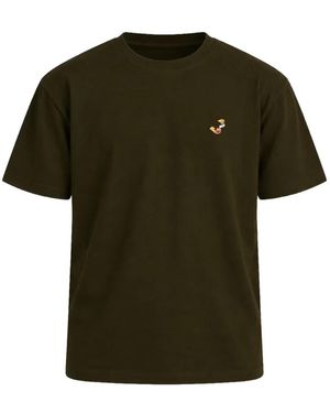 Revolution T-Shirt Lat Con Ricamo - Verde