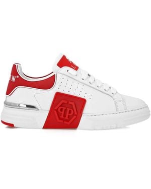 Philipp Plein Logo-Embellished Sneakers - Red