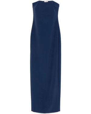 Elisabetta Franchi Long Evening Dress - Blue