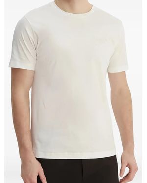 BOSS Logo-Print Short-Sleeve T-Shirt - White