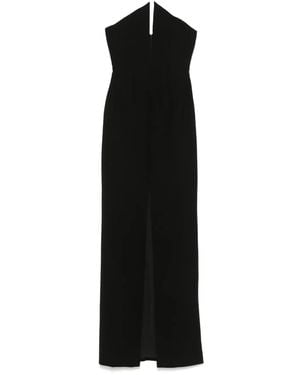 Monot Abendkleid Mit Stachelkragen - Schwarz