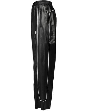 BREATH Piping Trousers - Black