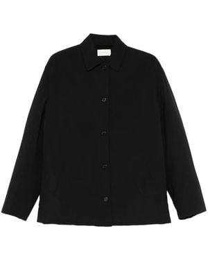 The Row Evadne Buttoned Jacket - Black
