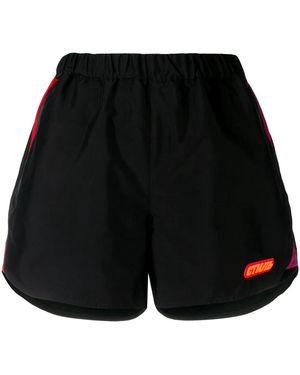 Heron Preston Logo Patch Shorts - Black