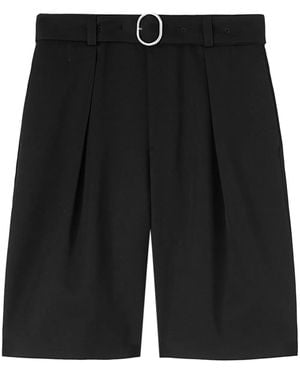 Jil Sander クリース ショートパンツ - ブラック