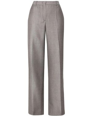 Alberta Ferretti センタープレス パンツ - グレー
