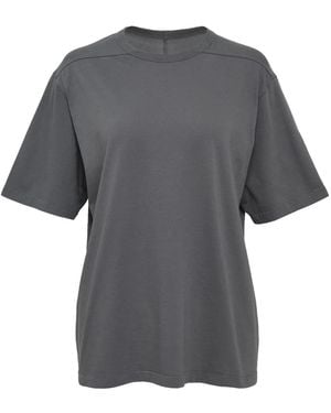 Rick Owens Drop-Shoulder T-Shirt - Gray