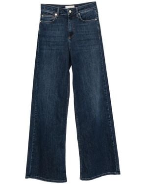 iBlues Lnina Jeans Met Wijde Pijpen - Blauw