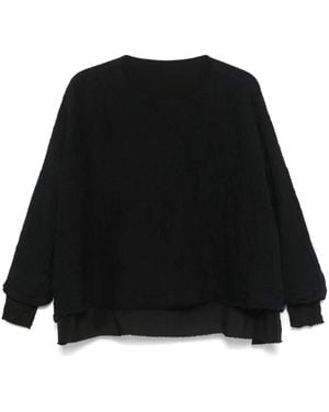 Daniela Gregis Blouse En Seersucker - Noir