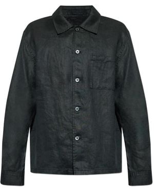Theory Chemise En Lin - Black