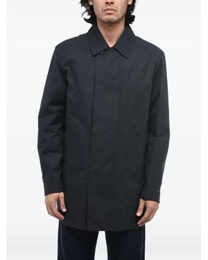 Corneliani Hidden-Button Overshirt - Blue