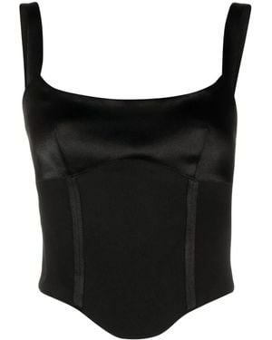 RAQUETTE Crush Bodice Top - Black