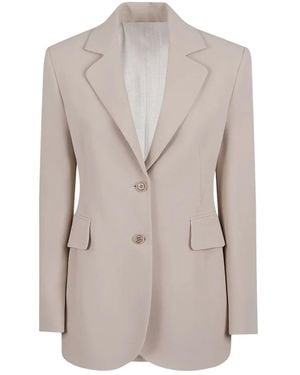 Ermanno Scervino ボタン ジャケット - ナチュラル