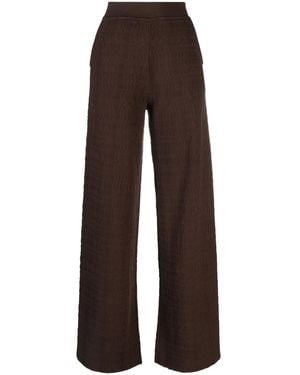 Missoni パターンジャカード フレアパンツ - ブラウン