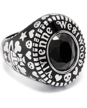 Vivienne Westwood Atticus Ring - Zwart