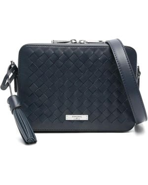 Aspinal of London Camera Crossbody Bag - Blue