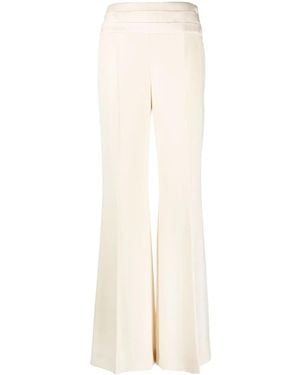 Moschino Virgin Wool Palazzo Pants - White