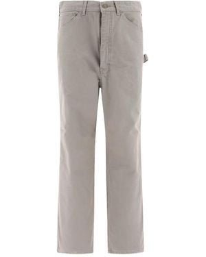 South2 West8 Painter Quilted Trousers - Grey