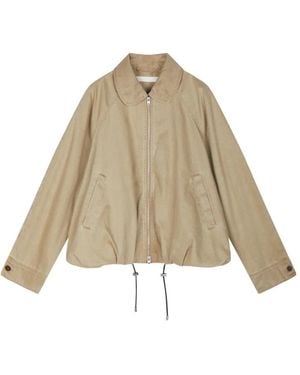 JNBY Raglan-Sleeve Denim Jacket - Natural