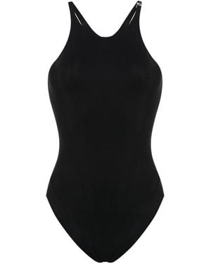Mugler コルセットスタイル ワンピース水着 - ブラック