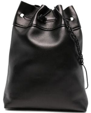forte_forte Drawstring Crossbody Bag - Black