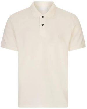 Dondup Logo-Embroidered Polo Shirt - White